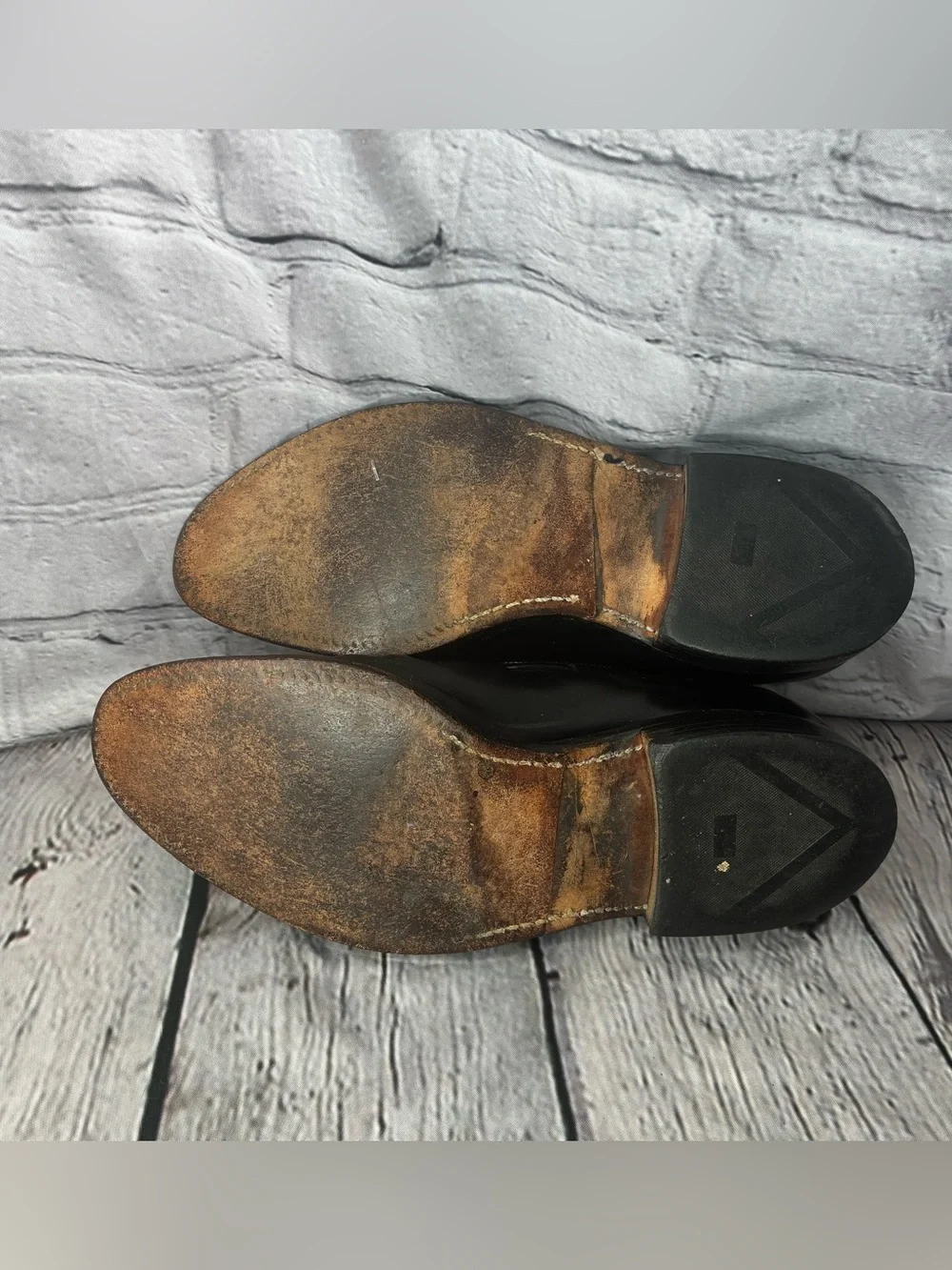 Vtg Allen Edmonds Old Money Ivy League Black Leather Tassel Preppy Loafers 8C